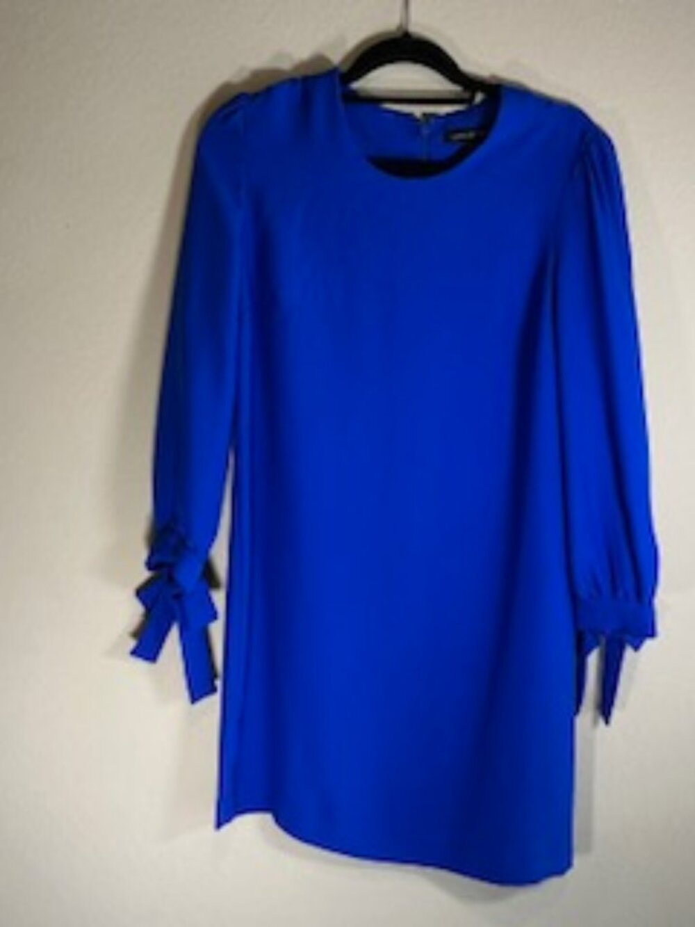Banana Republic Women's Long Sleeve Dress, Size 10 Petite, Color Royal blue